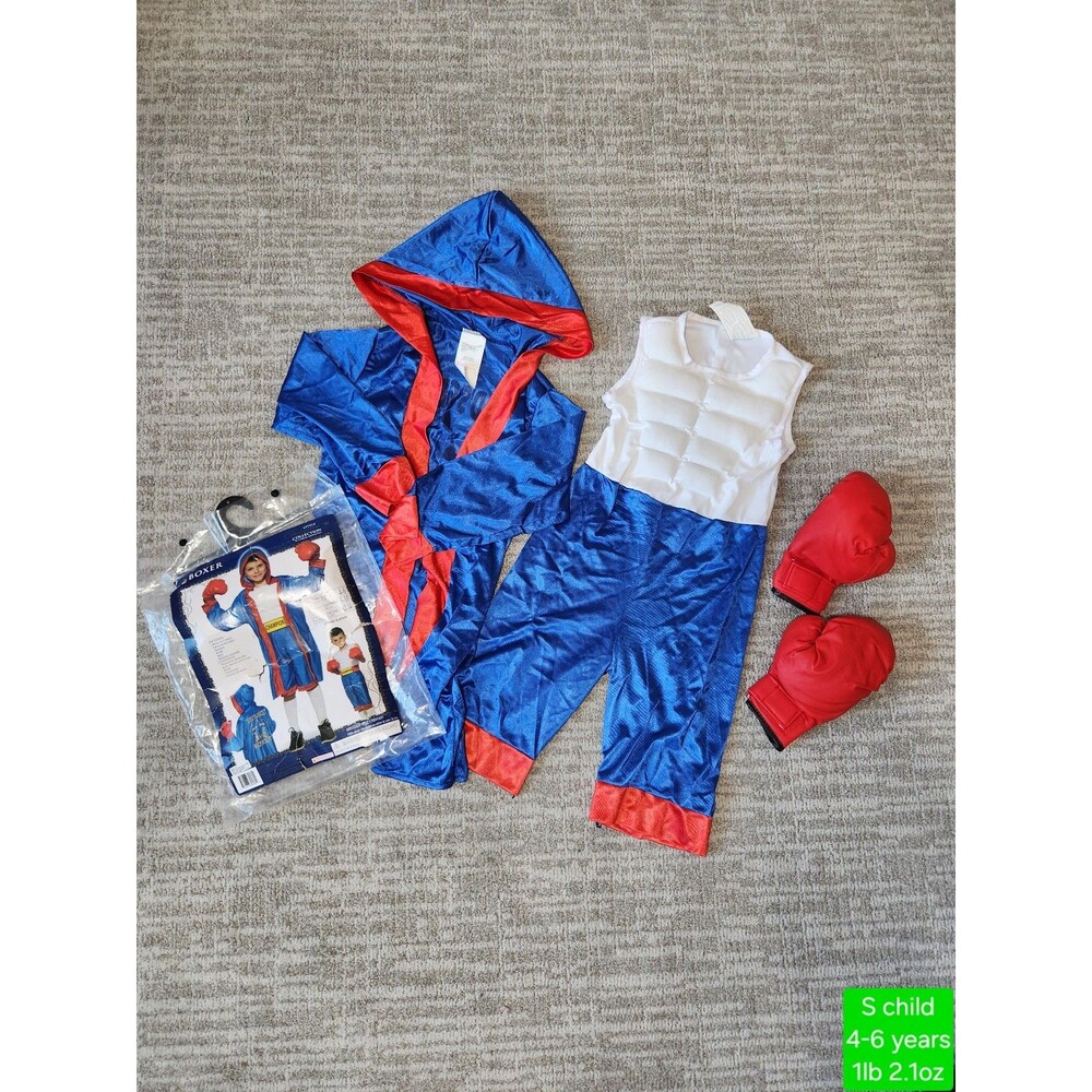 Rubie's Child Kid Halloween boxer costume size S 4yrs-6yrs - Picture 1 of 9